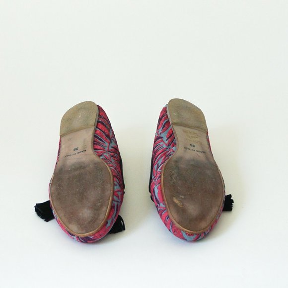 Colorful Italian Flats with Tassles 7.5 - Picture 4 of 4